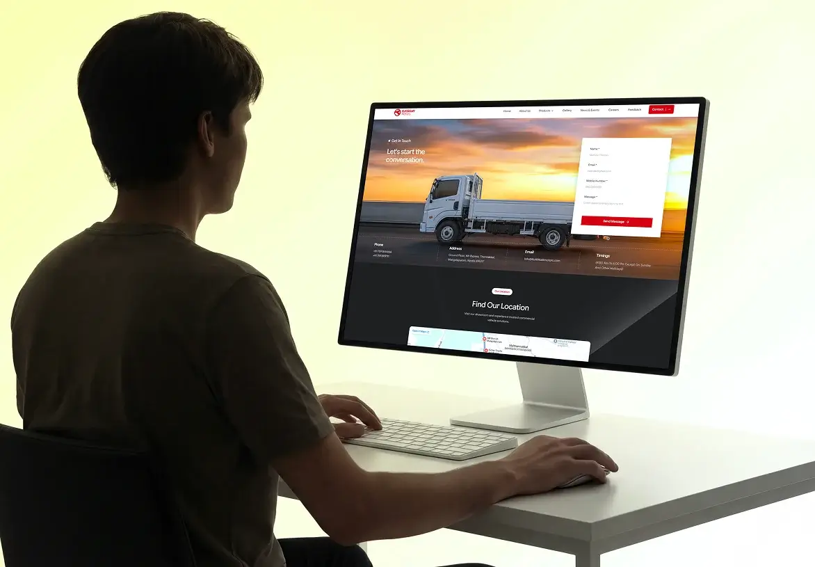 Building a strong digital presence for Kuttikkatt Motors, a trusted commercial vehicle dealership offering transport solutions.