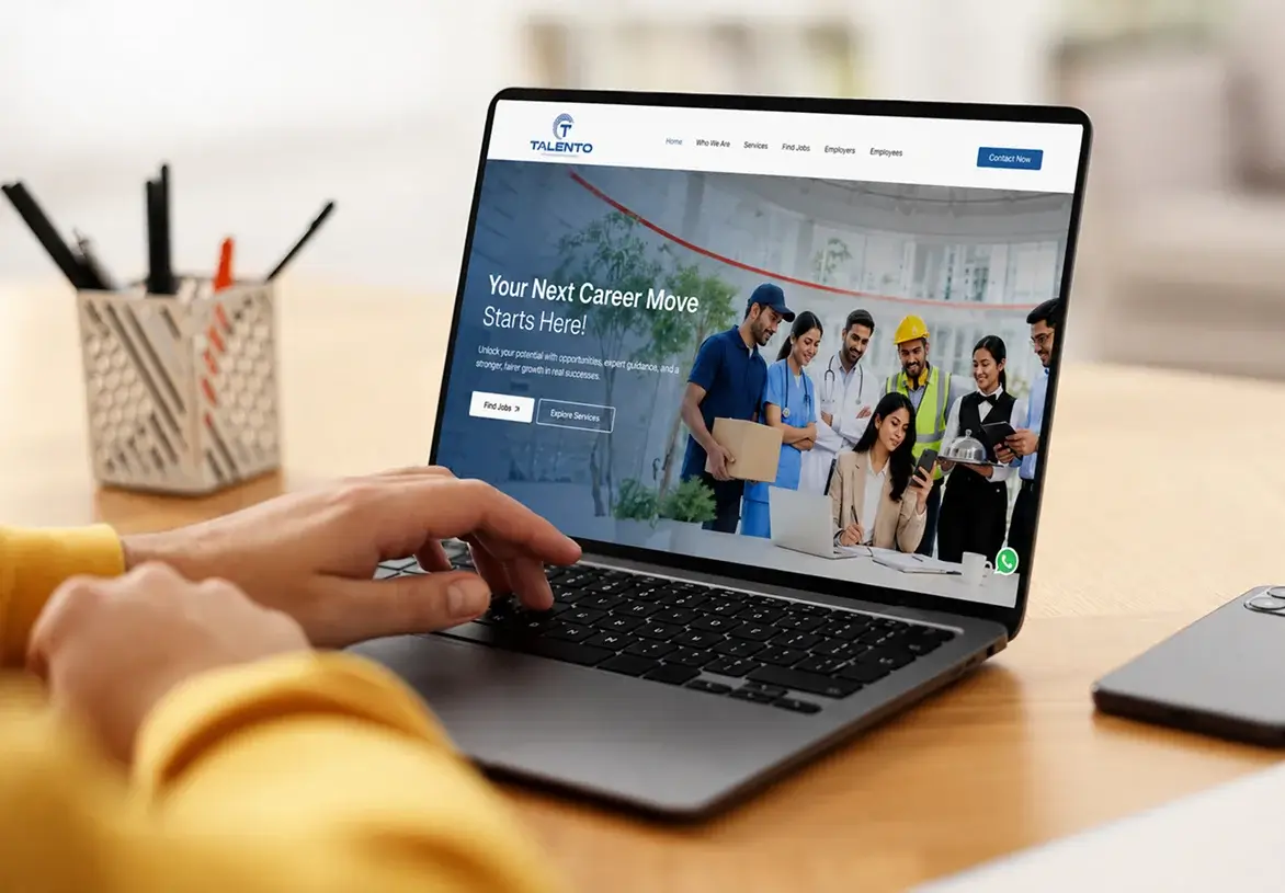 A modern recruitment platform connecting skilled professionals with international career opportunities while helping businesses find the right talent.