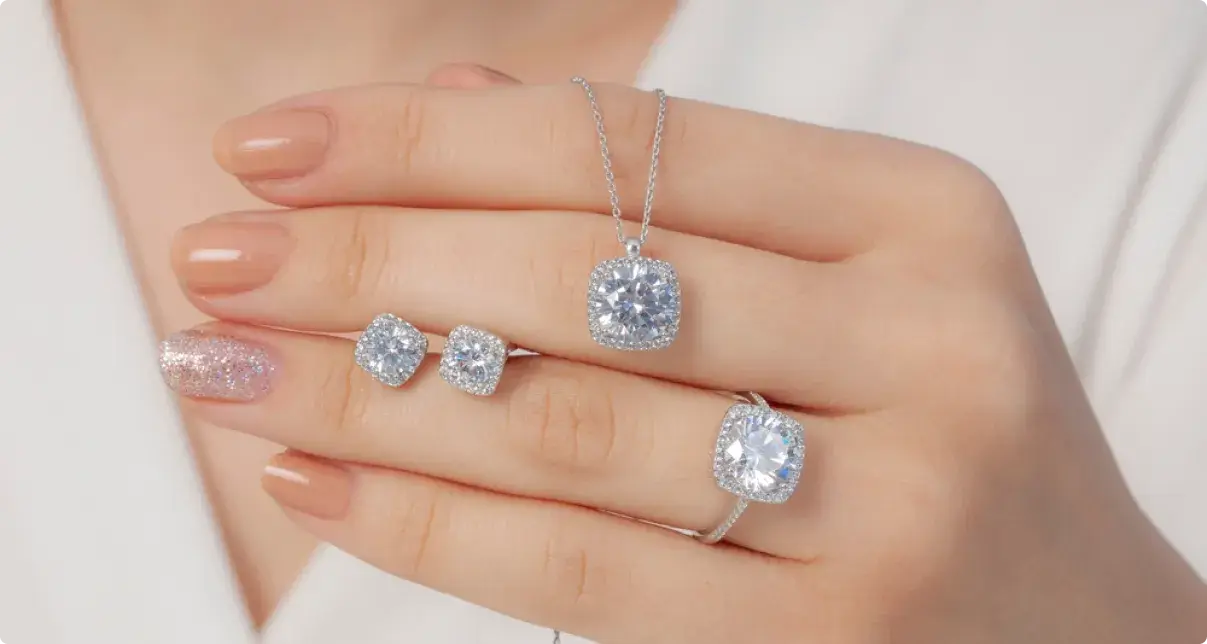 Diamond jewelry set
